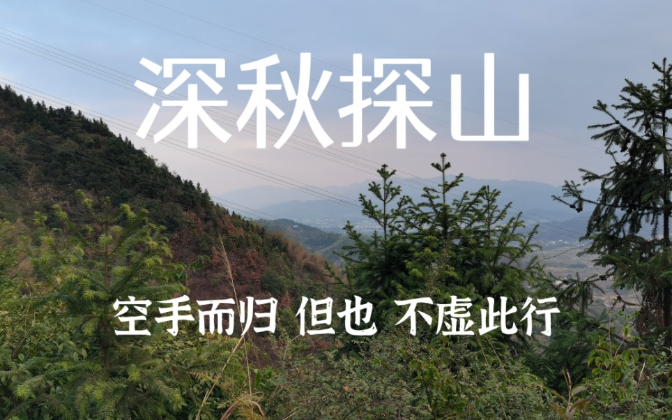 [图]深秋探山，去一个没有其他人的世界。