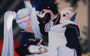 Descargar video: 【阴阳师MMD】【模型配布】“你是，我的。”“只要是为了你，我什么都可以做“ 鬼使黑白——senorita