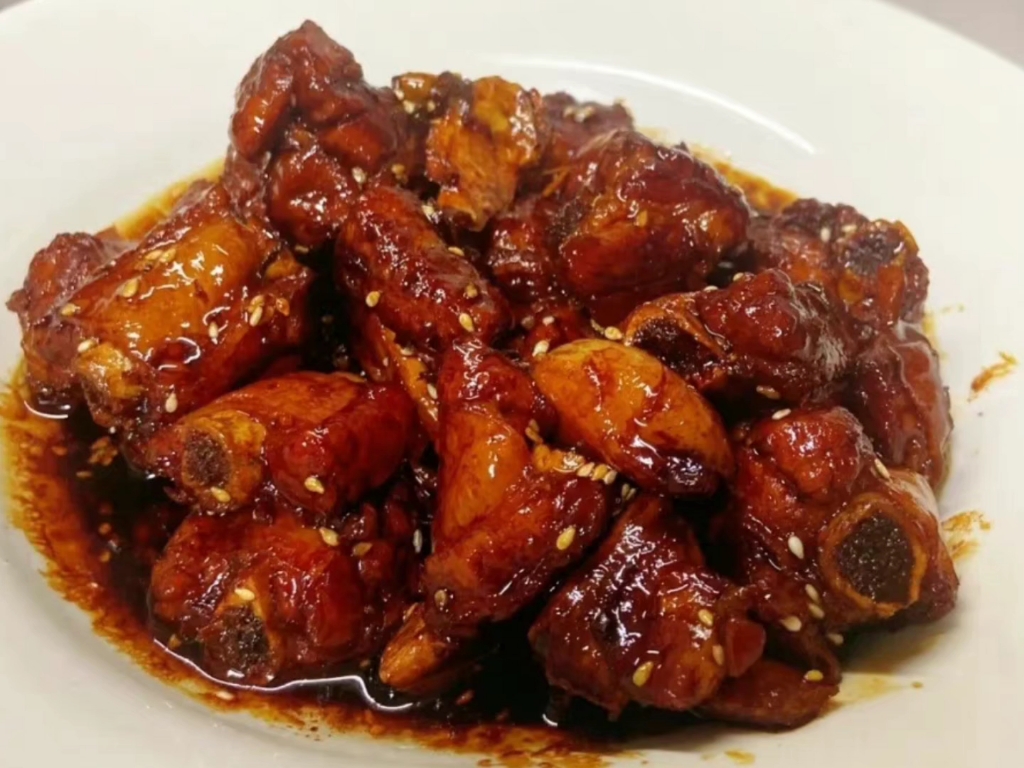 白切鸡,烧排骨