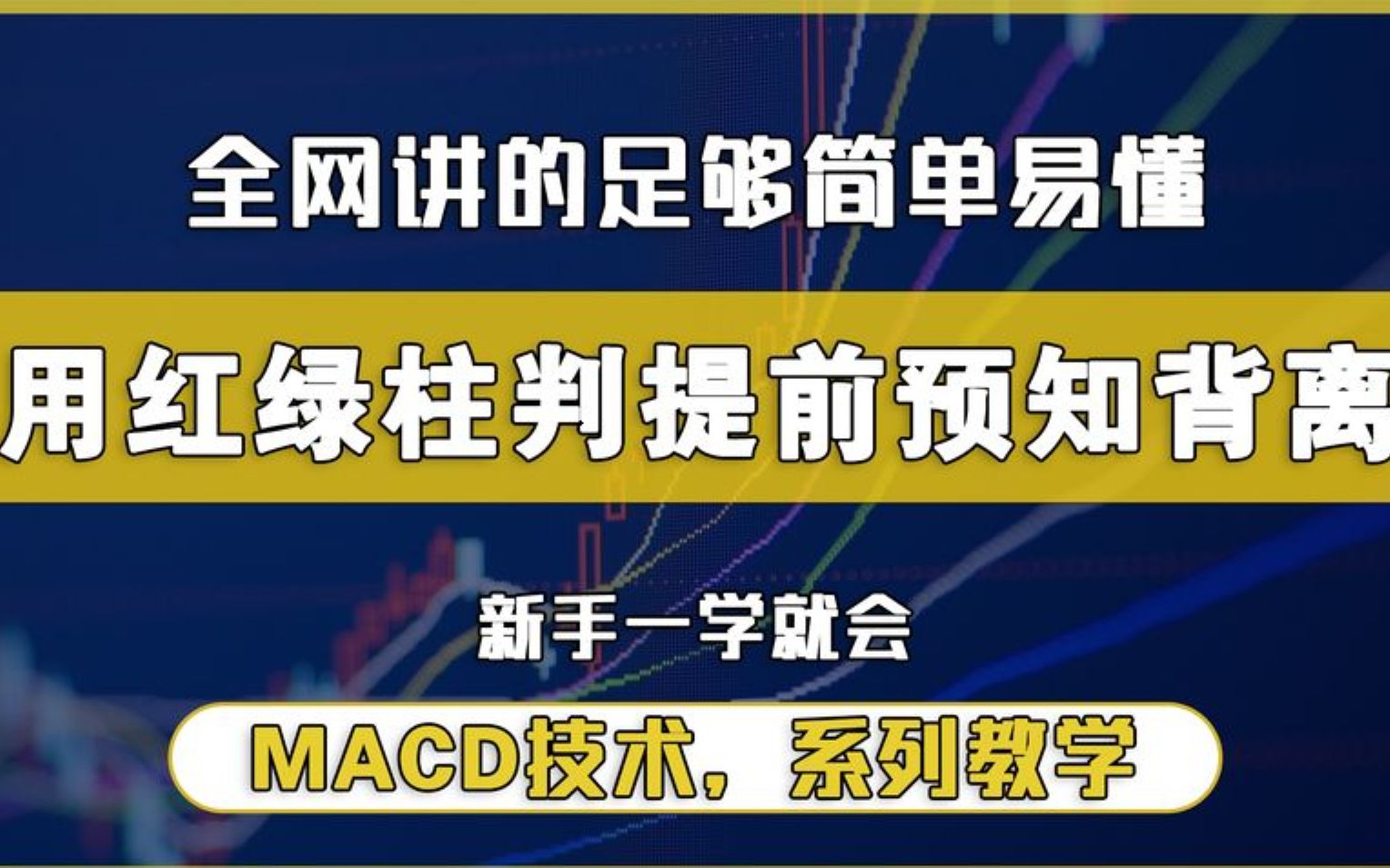 [图]如何利用macd红绿能量柱，提前感知底背离或顶背离将来临。