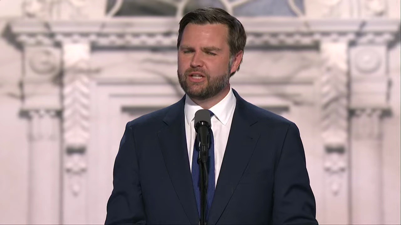 川普副总统搭档j.d. vance演讲 - 2024.7.18