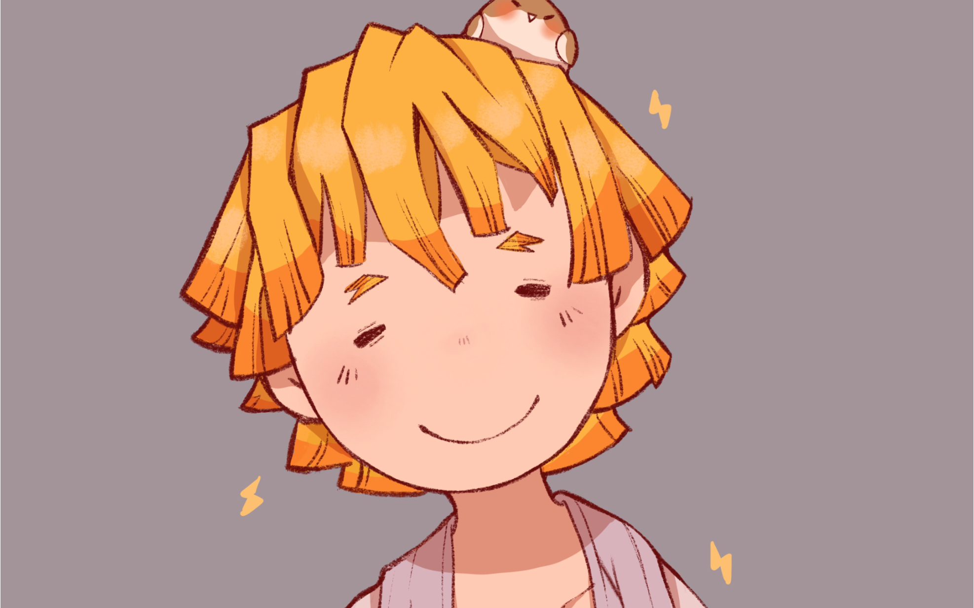 我妻善逸 时时刻刻都是可爱的人呀 :)