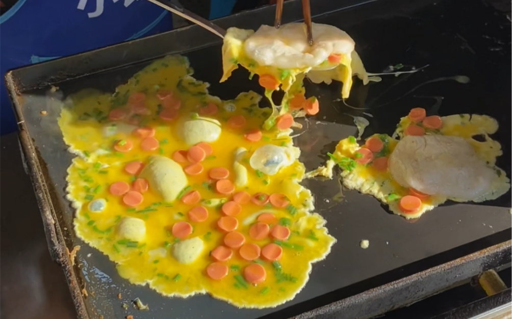 台州鸡蛋麻糍7元一个!糯叽叽还能拉丝