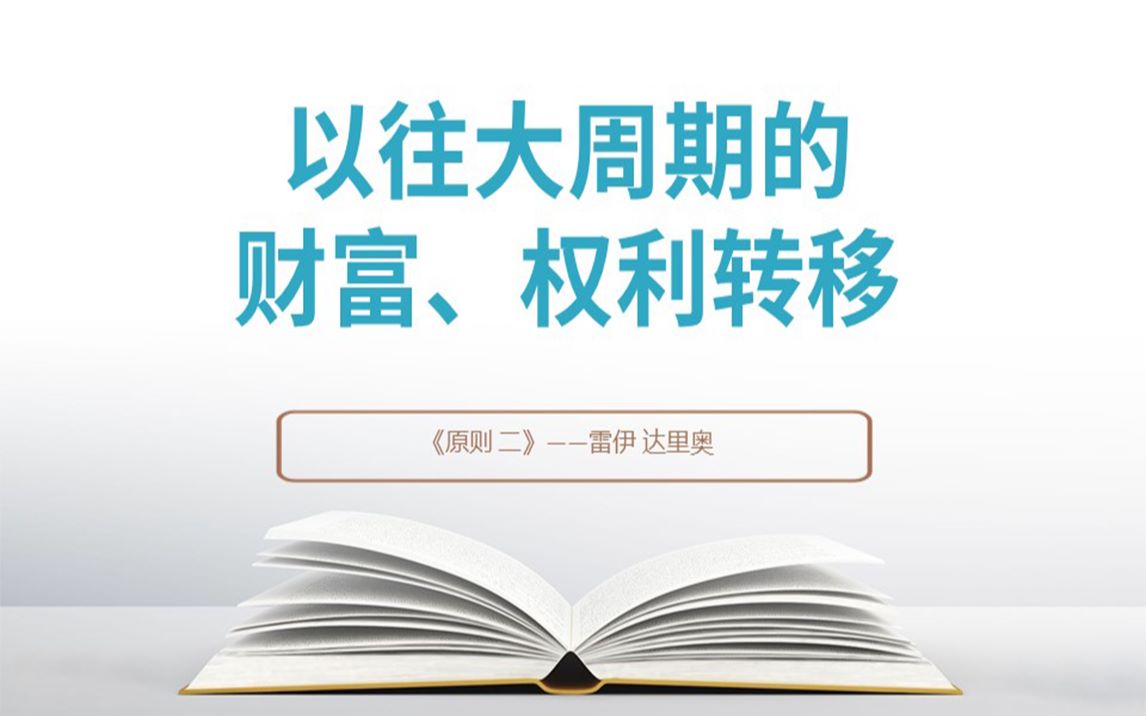 [图]《原则》：应对变化中的世界秩序——以往大周期的财富、权利转移