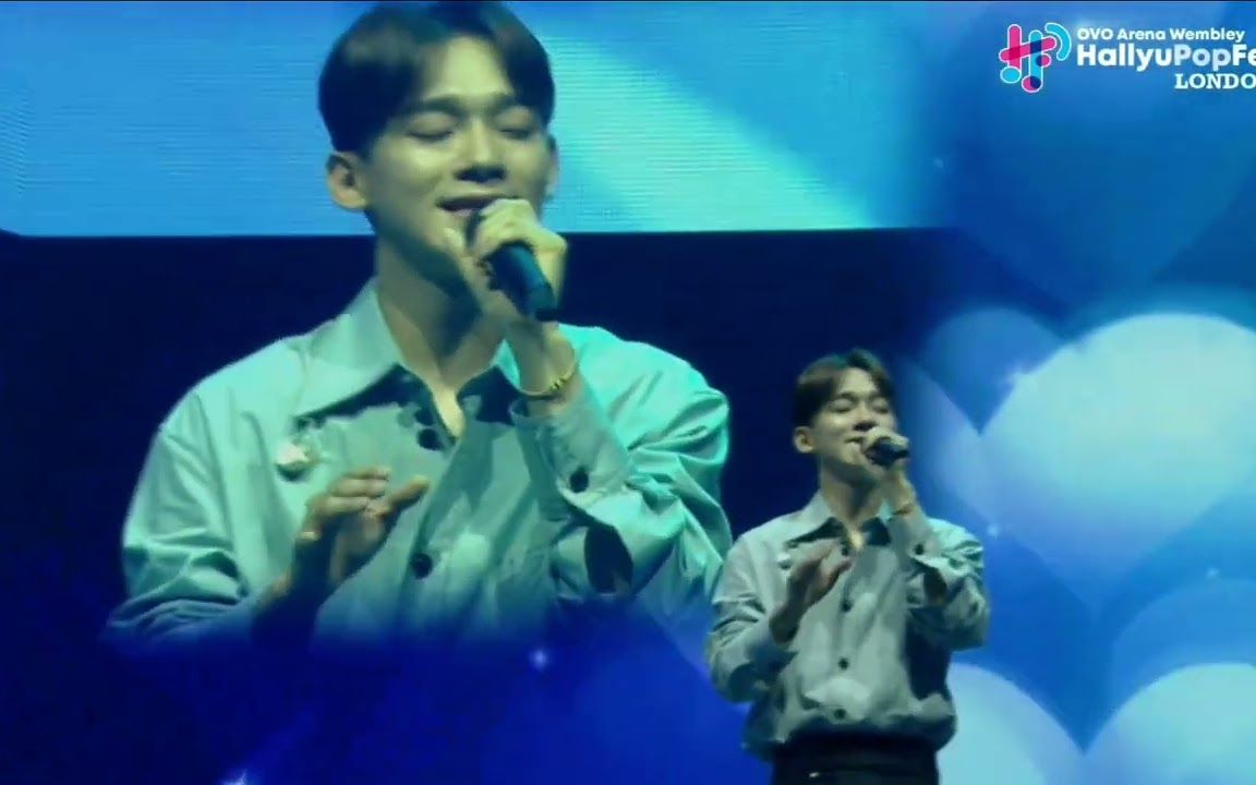 [图]EXO CHEN演唱 'Everytime' 伦敦韩流音乐节2022