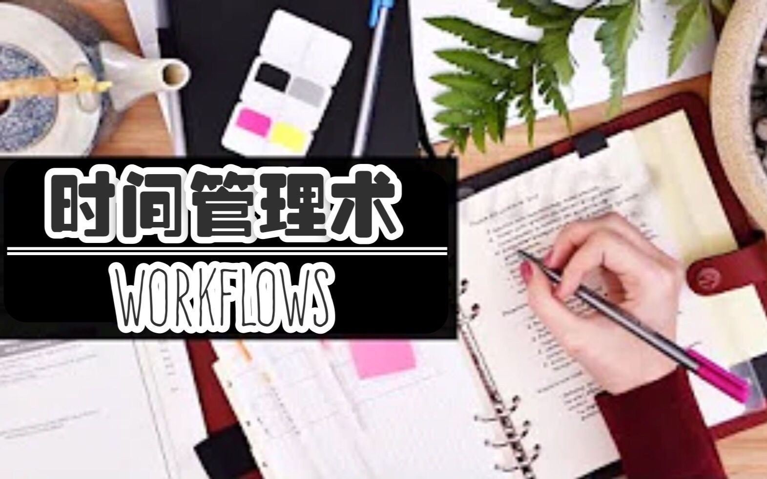 [图]【中英字幕|Mariana】终极时间管理术|工作流程法|Workflows