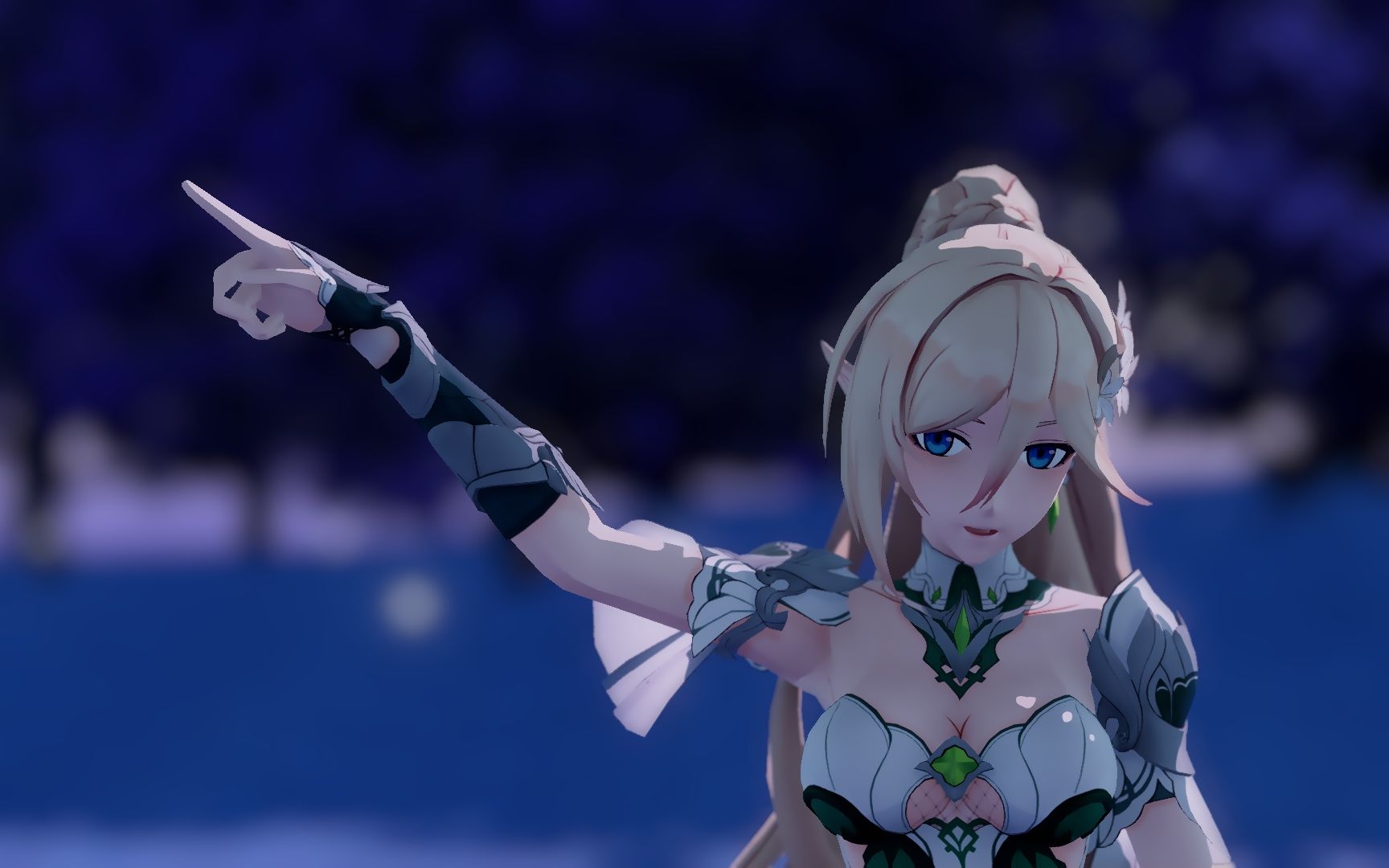 【崩坏3mmd】紫色森林中的精灵-翡翠森林幽兰黛尔-diamond sky