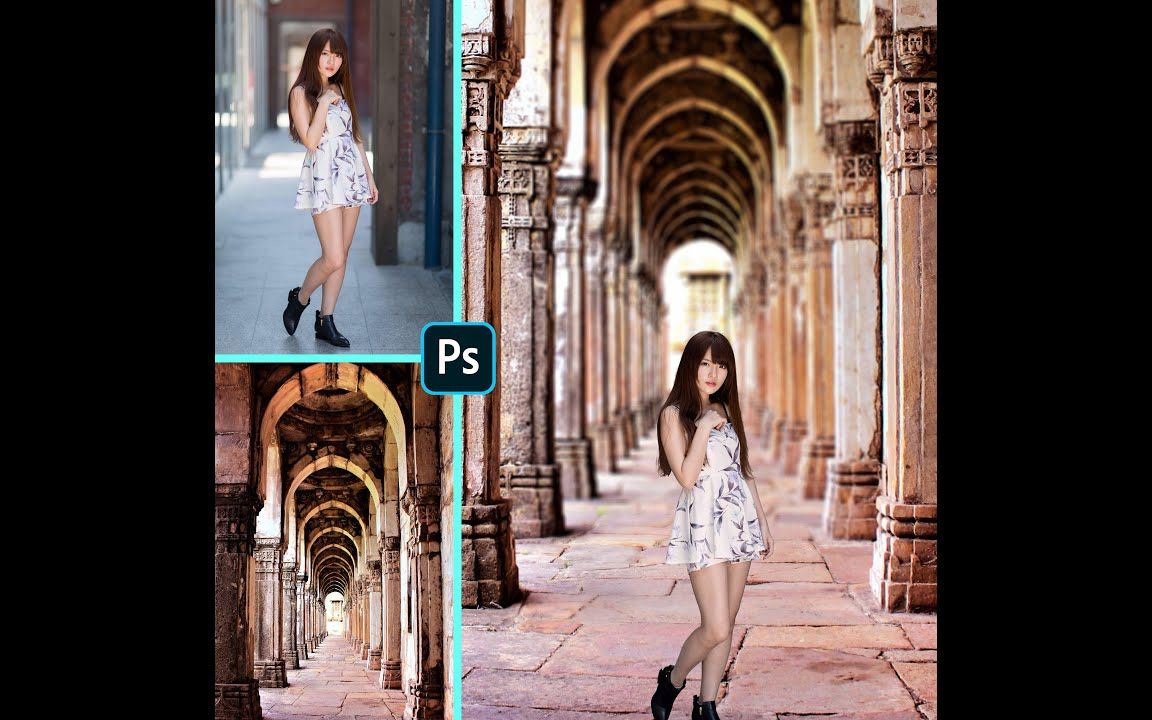 【Photoshop】去背后图片完美融入任何不同背景的方式哔哩哔哩bilibili