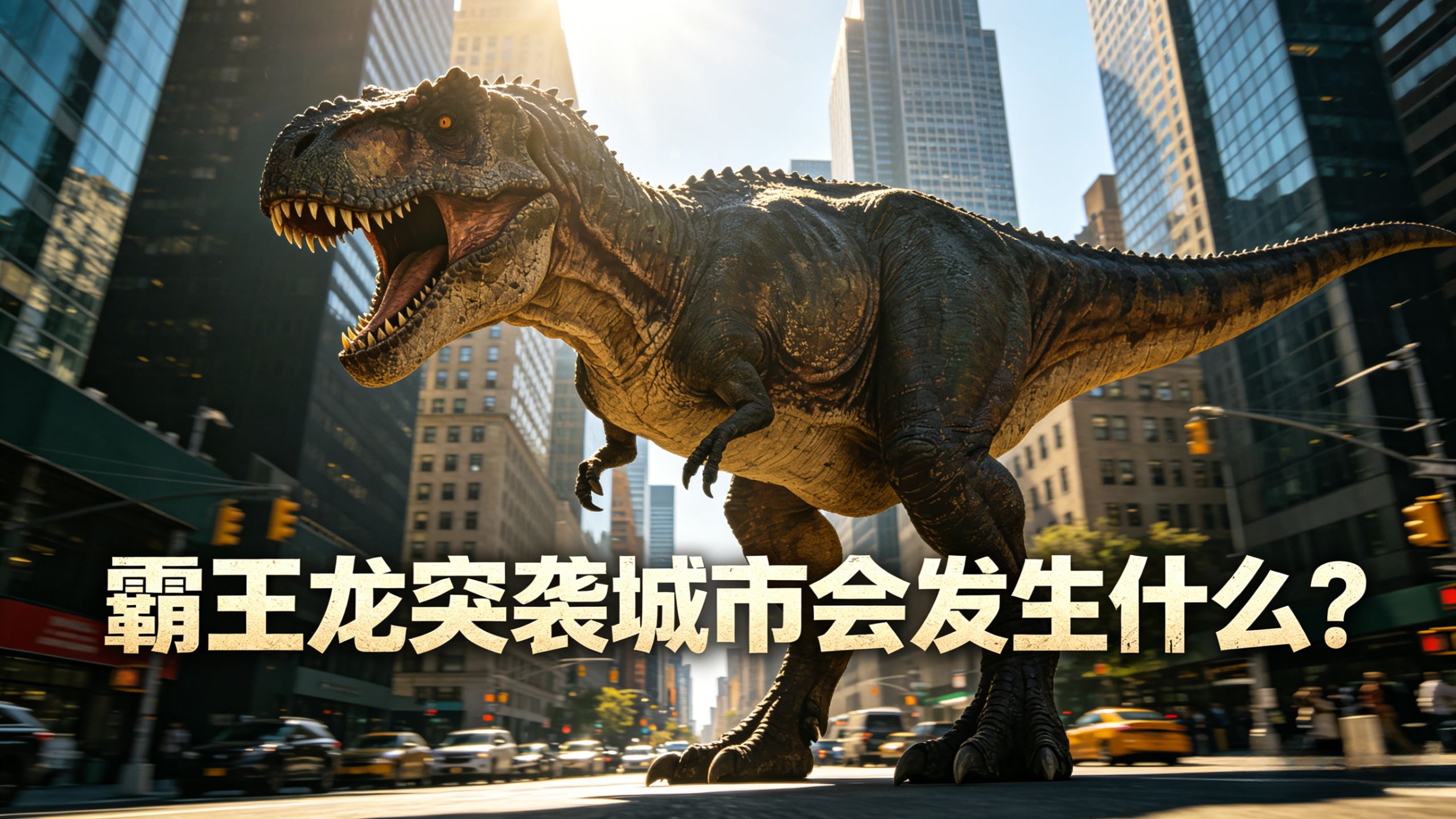如果霸王龙出现在城市会发生什么?