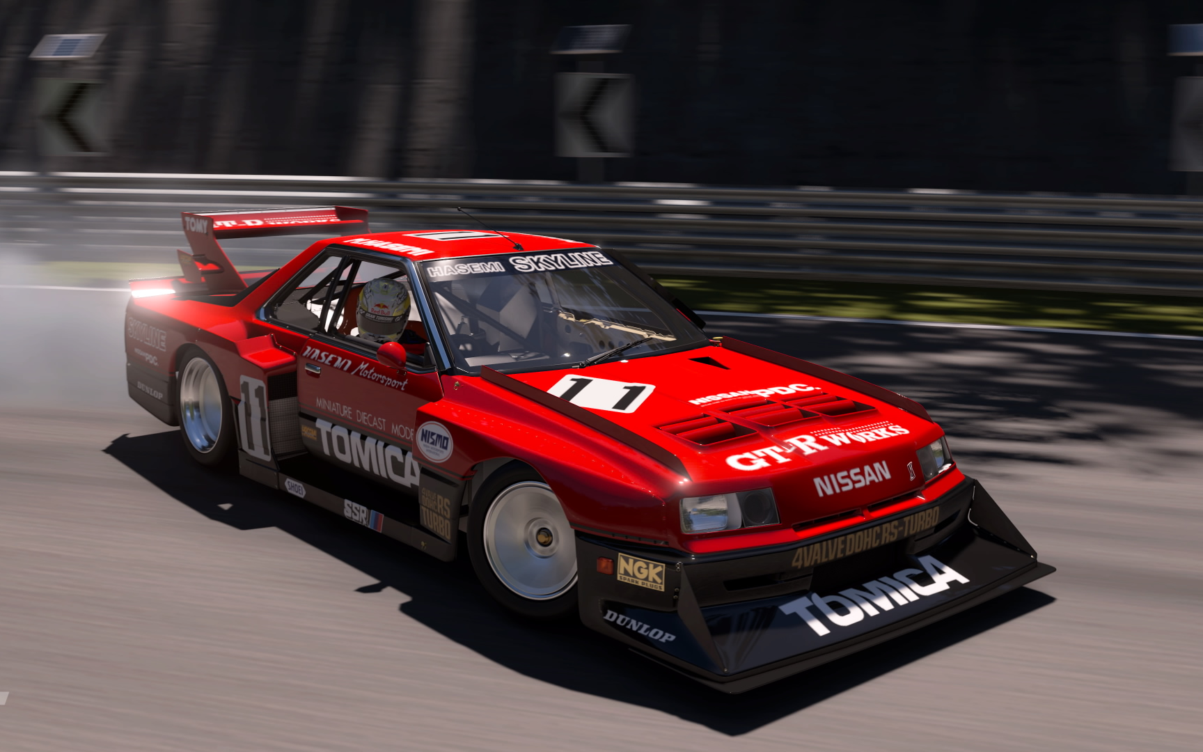 [gt7]日产超级剪影!但是是漂移_哔哩哔哩_bilibili