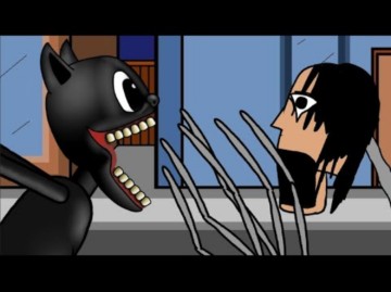 cartoon cat vs evildoer [dc2/trevor henderson/i heard it too]哔哩哔哩bilibili