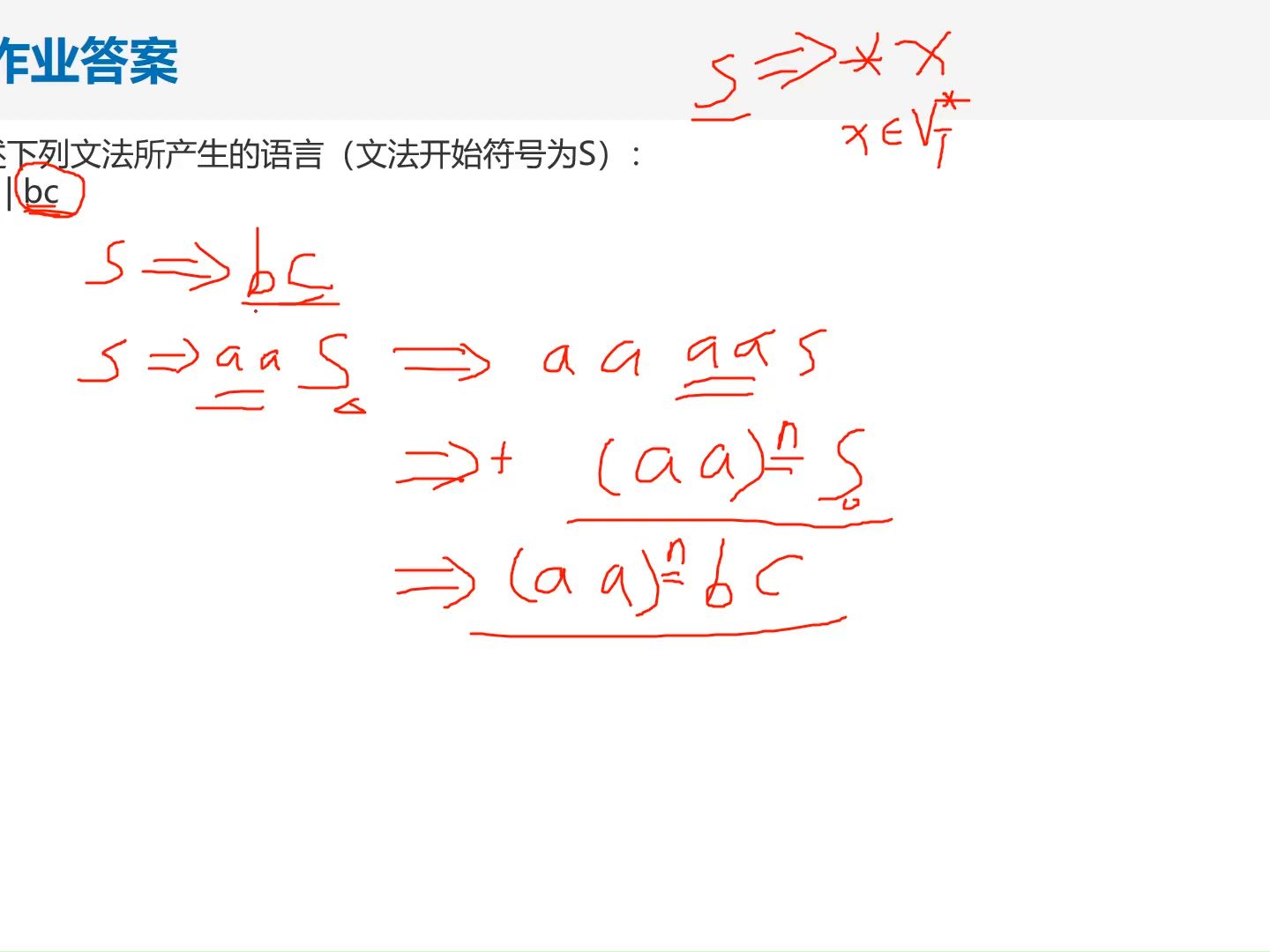 作业已知文法求语言哔哩哔哩bilibili