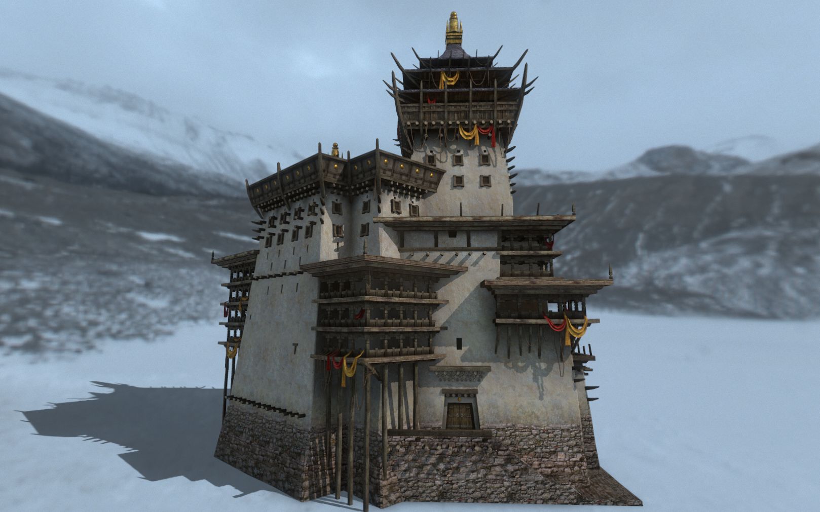 《科南时代》次世代建筑_3dmax ps ndo toolbag