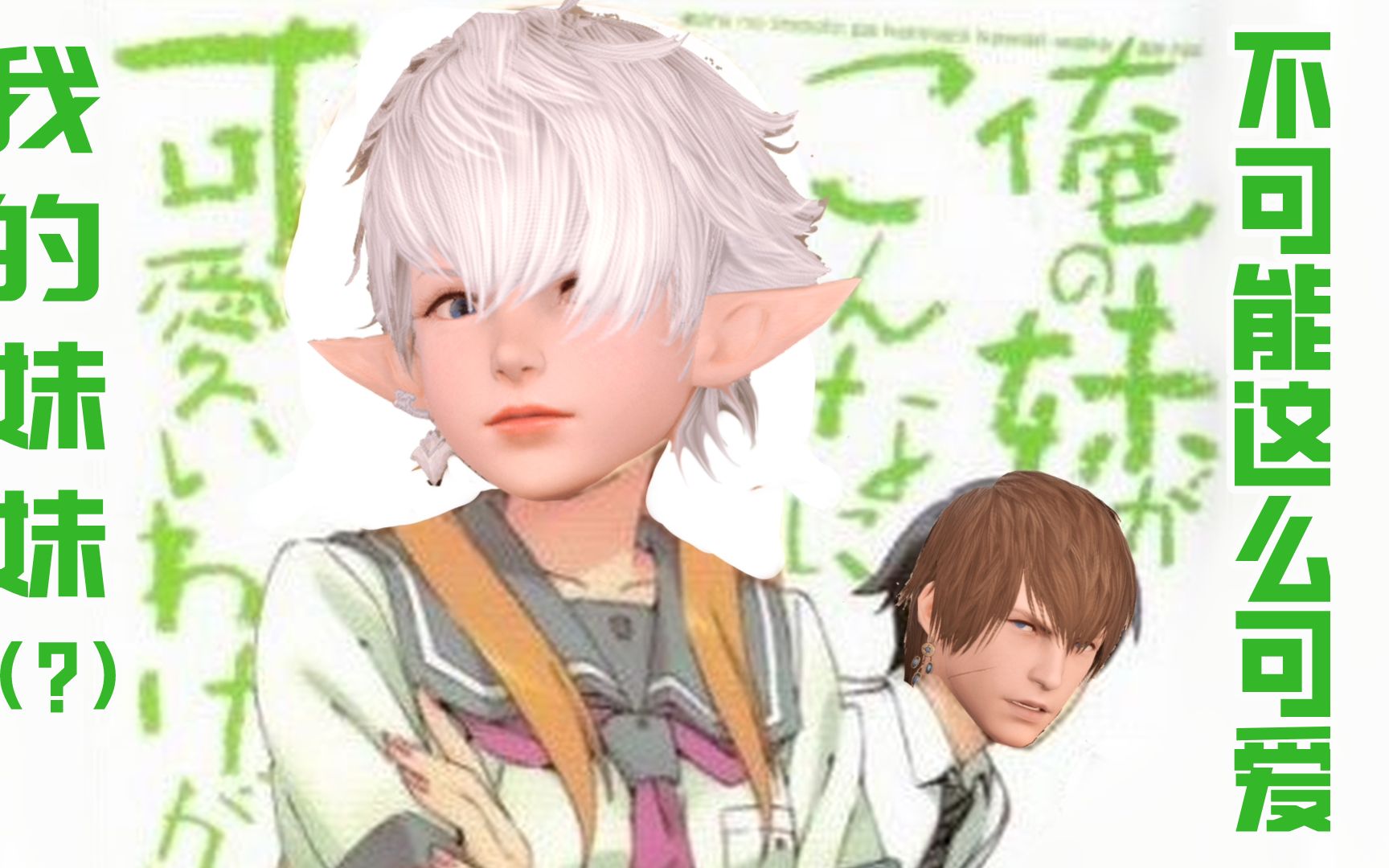 【ff14光阿莉】我的妹妹阿莉塞不可能这么可爱!