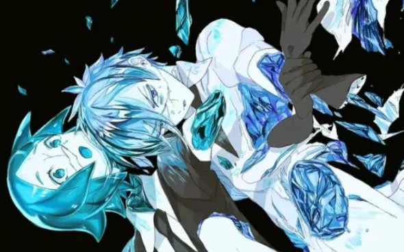 宝石之国 磷叶石×南极石 "冬天就 拜托你了"