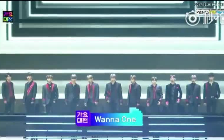 [图]171225 WANNA·ONE - Energetic + Burn it up 现场版