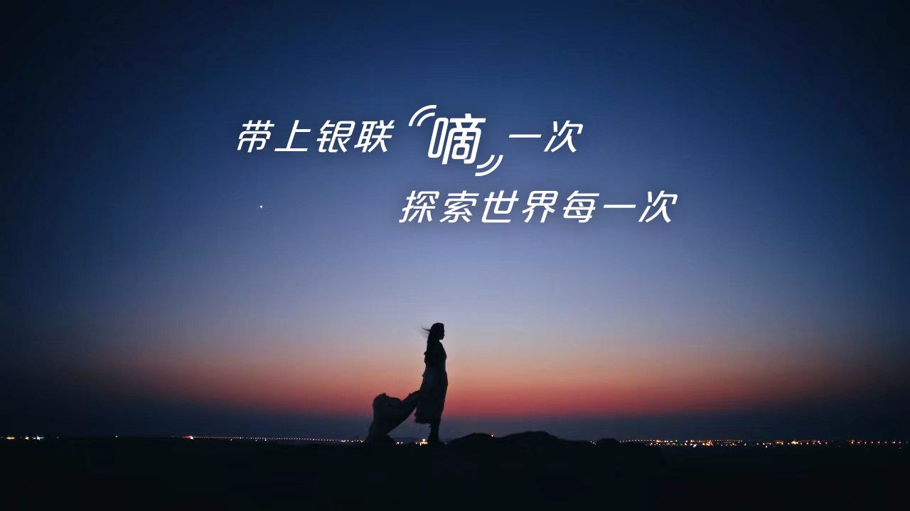 带上银联“嘀”一次,探索世界每一次哔哩哔哩bilibili