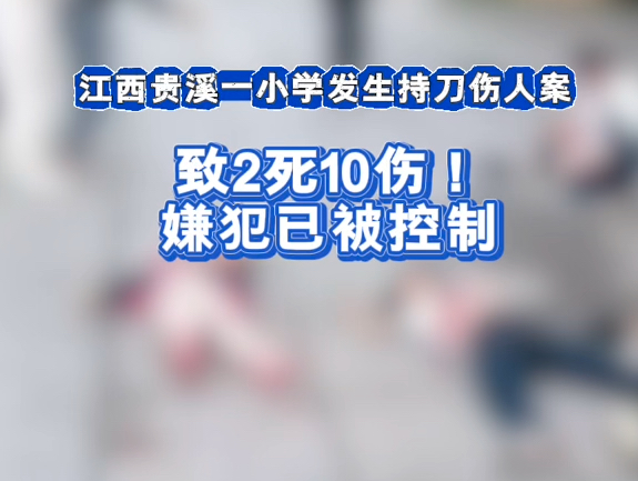 5月20日,江西贵溪市文坊镇明德小学发生一起持水果刀伤人案件,犯罪嫌疑人已被公安机关控制.案件造成6人受伤(其中2人经抢救无效死亡,另有6人在...