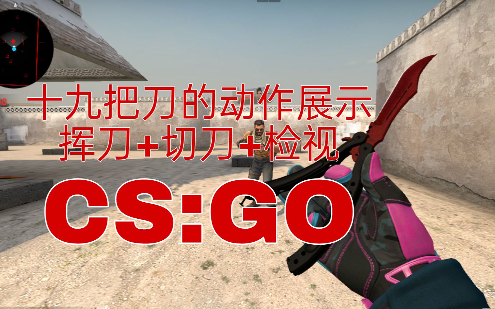 csgo流浪者匕首动作图片