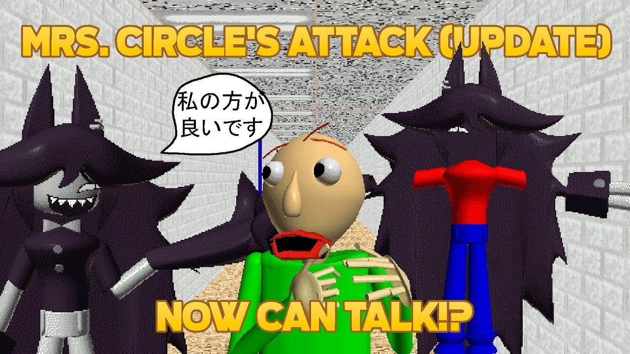 What Speak Japanese? | Mrs.Circle Attack 1.3 (Update) [Baldi's Basics Mod]