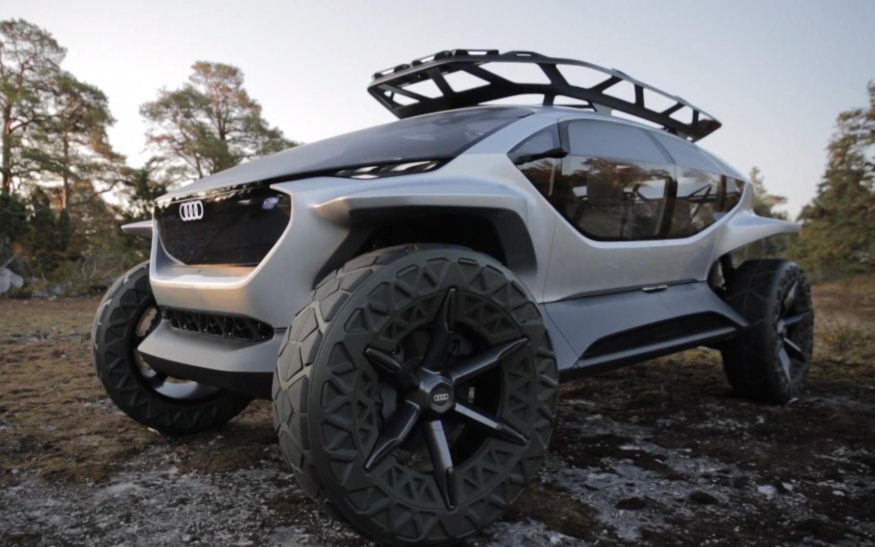 定义未来越野时代 i 奥迪ai:trail quattro概念车 - 1000nm!