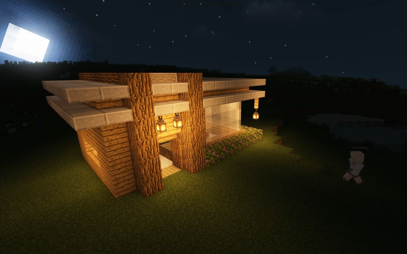 【我的世界】豪华小木屋建造教程