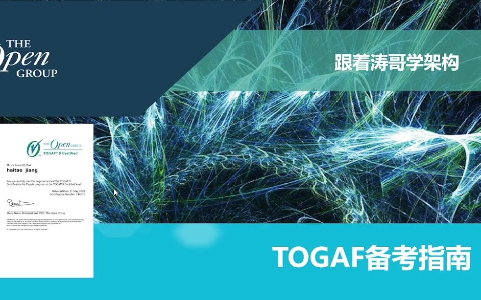 TOGAF备考指南(基于TOGAF10)哔哩哔哩bilibili