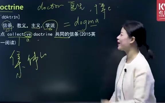 庞庞老师讲单词020doctrine哔哩哔哩bilibili