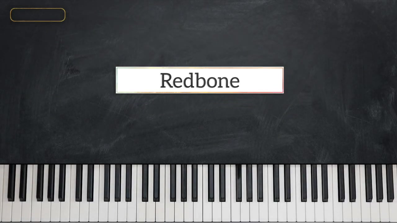 redbone钢琴教程图片