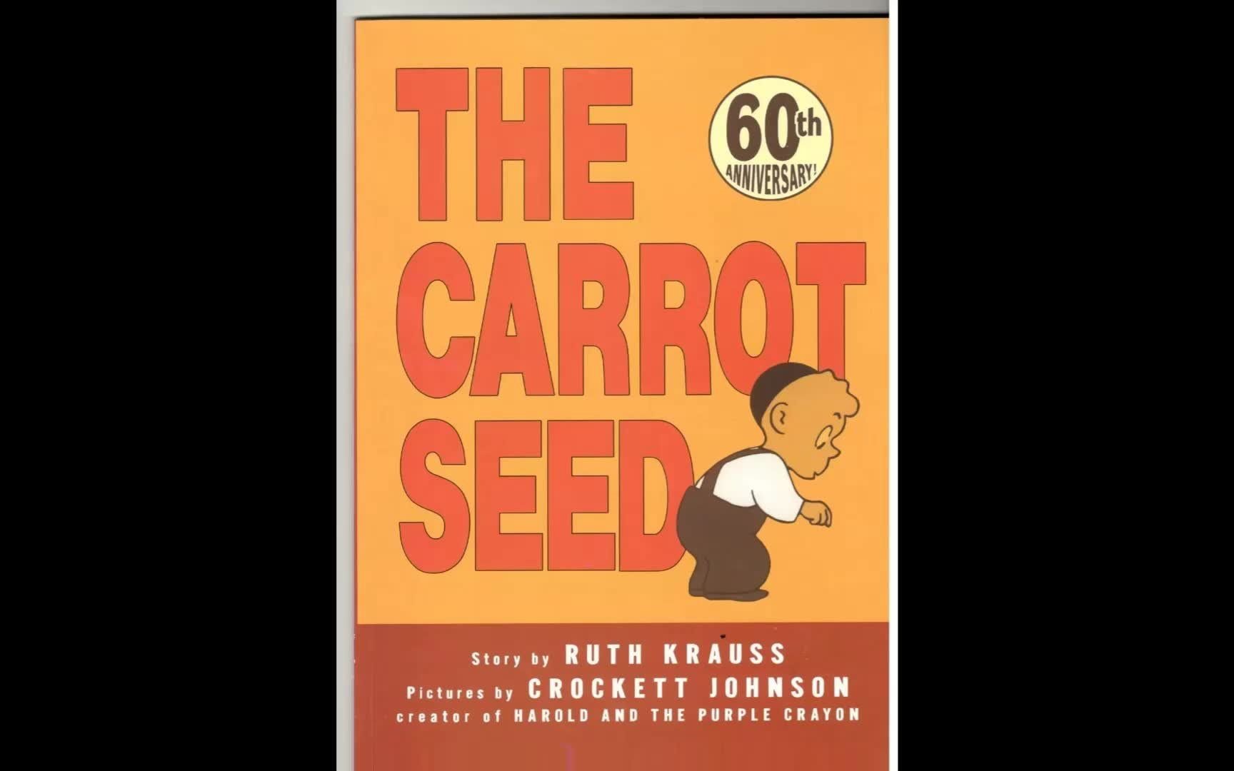 历经近70年而不衰的经典绘本,讲述一个关于坚持的故事《The Carrot Seed》哔哩哔哩bilibili