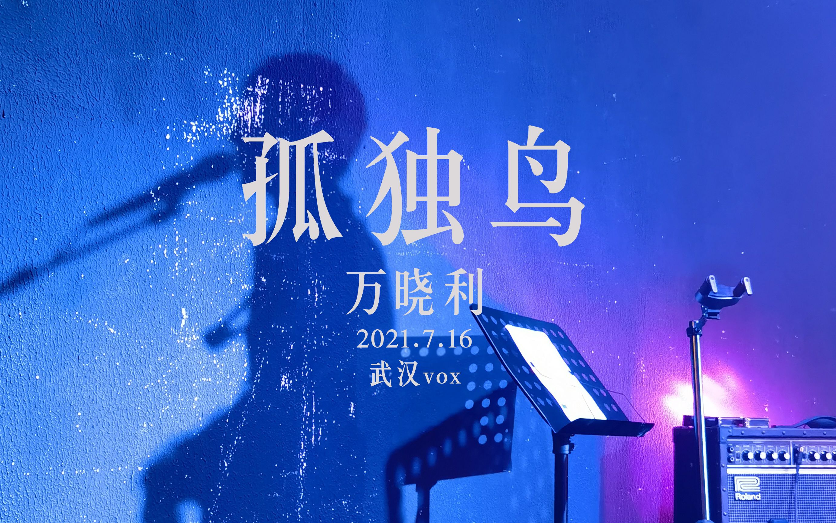 [图]【万晓利】《孤独鸟》| 20210716“呼吸”巡演 武汉vox livehouse