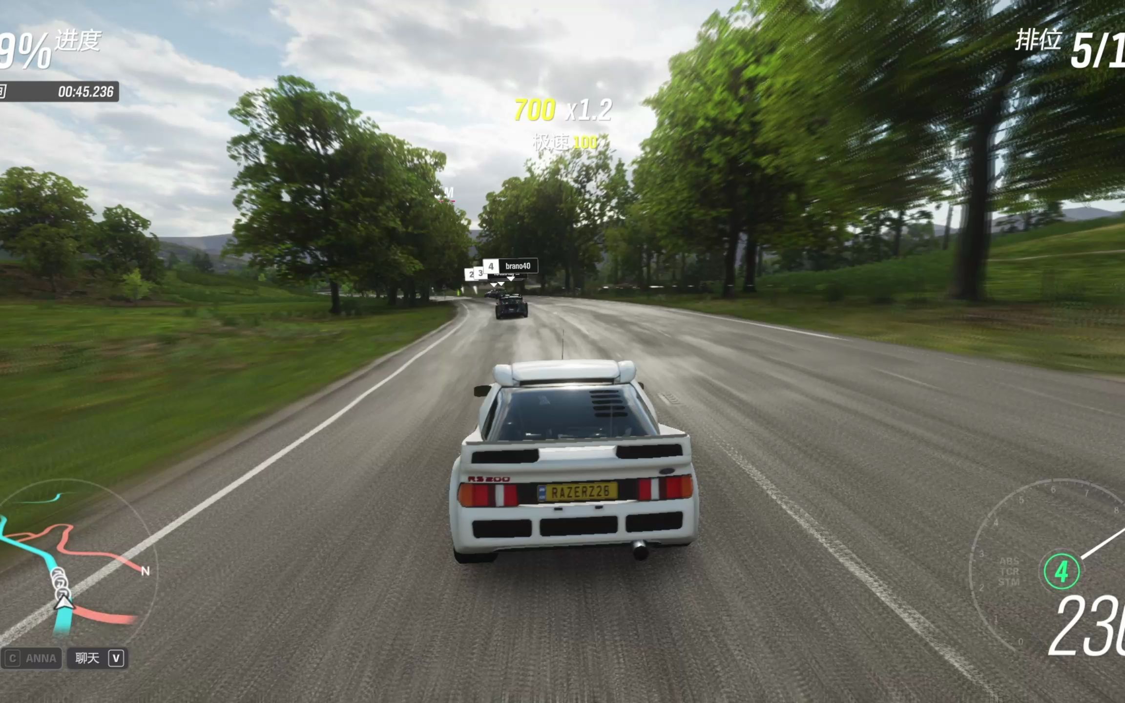 活动作品地平线4丨福特rs200爱上老车系列