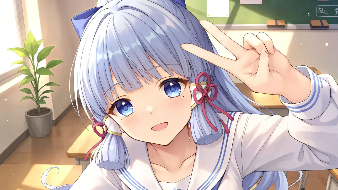 元气少女jk绫华🥰可爱滴捏