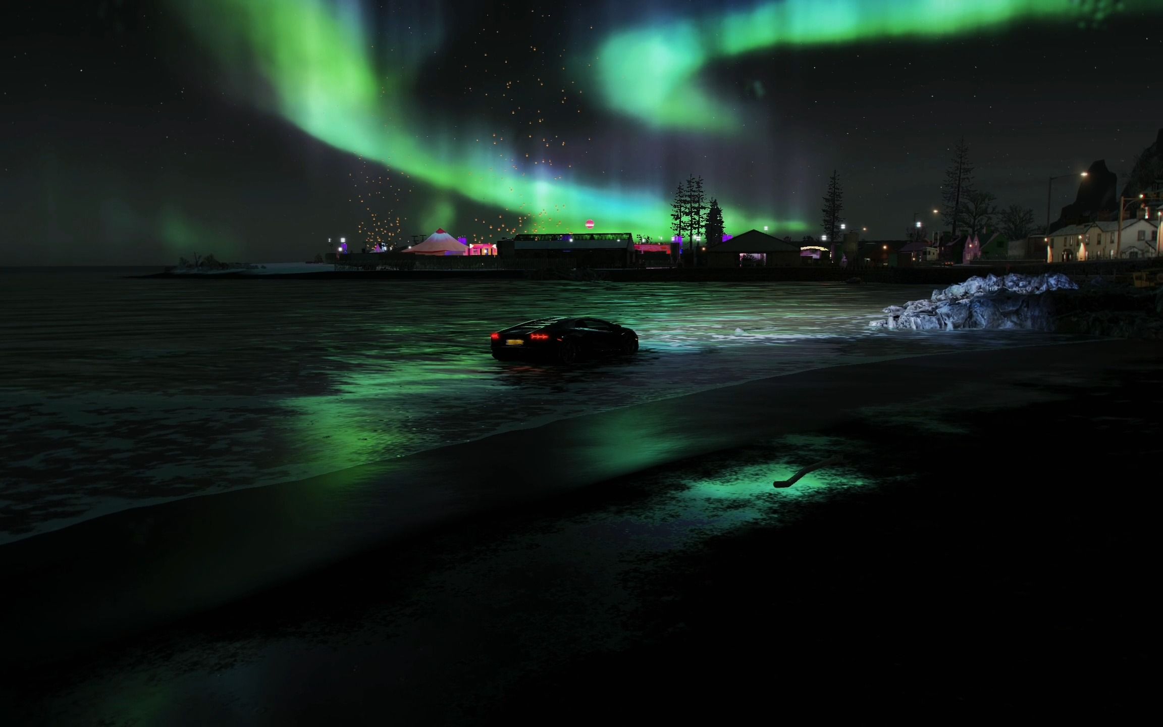 地平线4 财富岛的极光每个人都要去看看