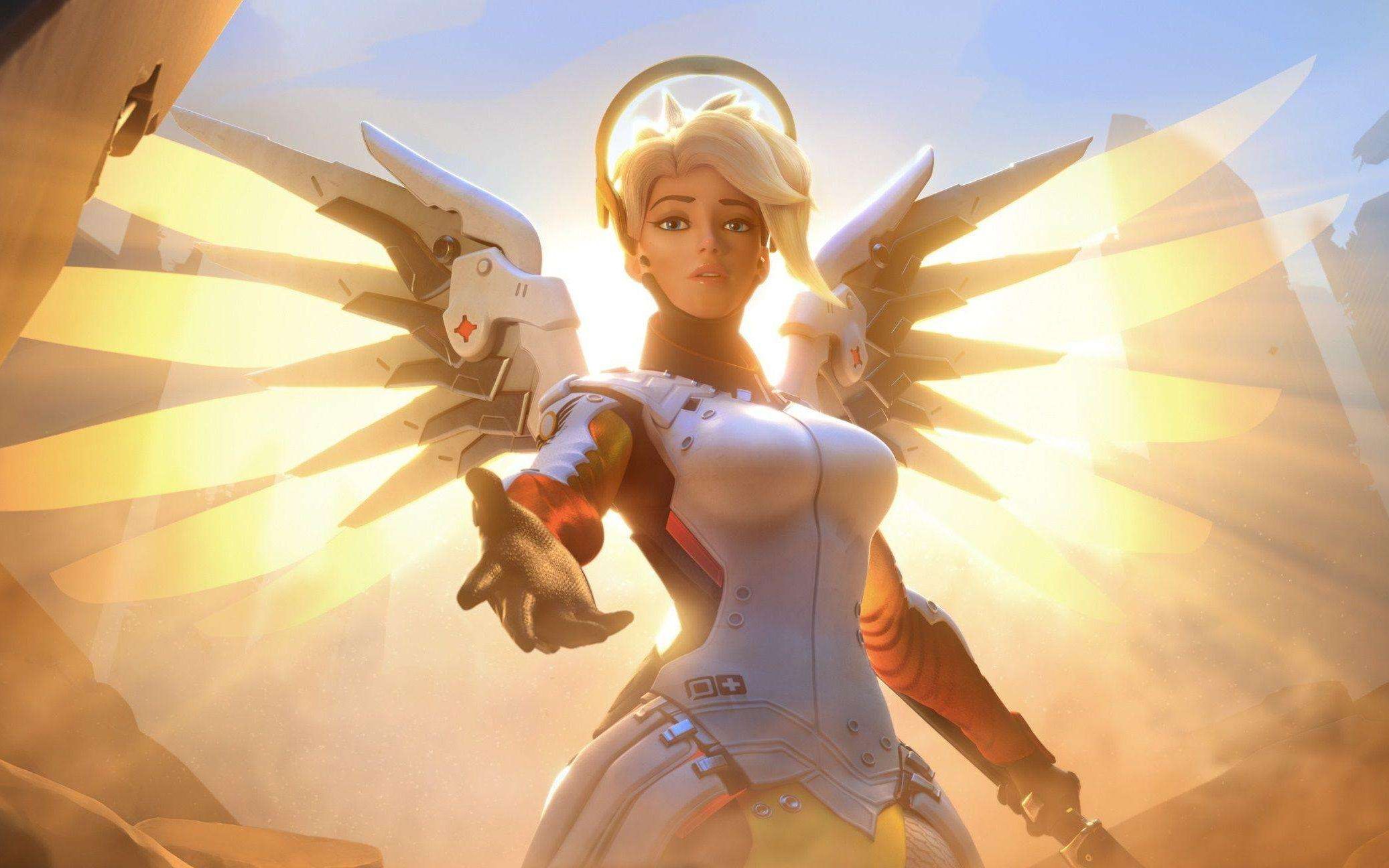 用身躯去挡撞的天使 麦克雷能不爱吗