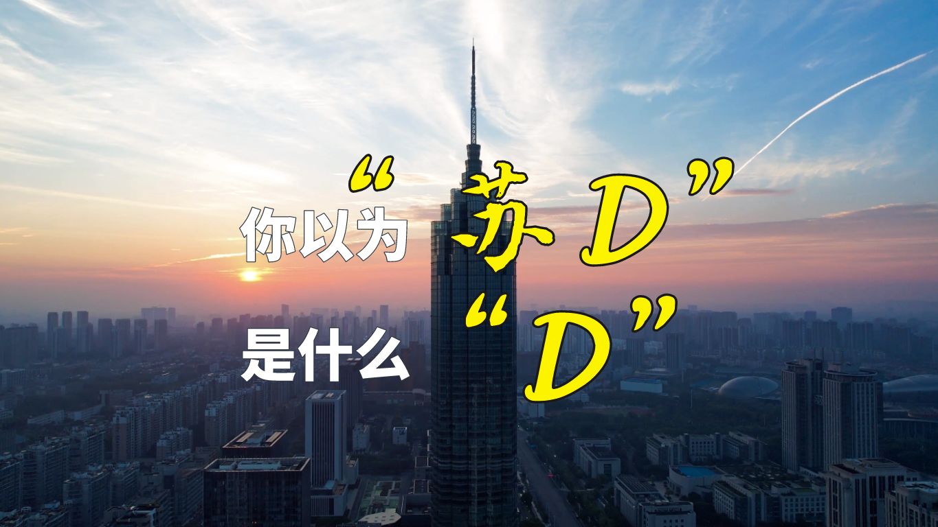 你以为“苏D”是什么D?常州,瞒不住了!哔哩哔哩bilibili