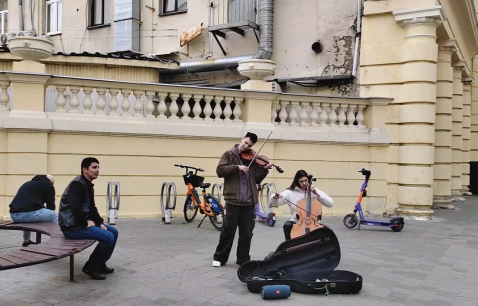 俄罗斯街头艺术家