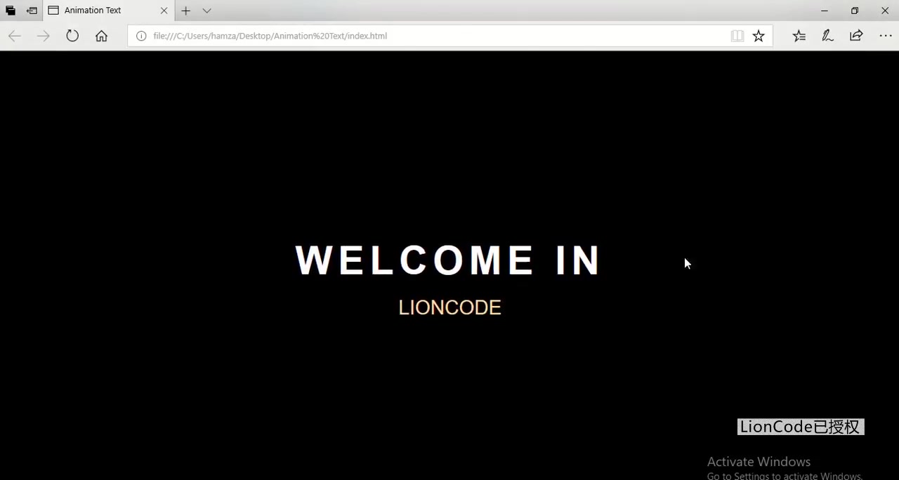 【LionCode】HTML & CSS 制作简单的文字特效哔哩哔哩bilibili