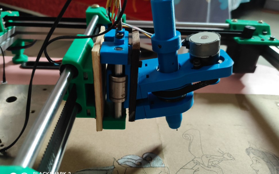 自动换笔 远程抬笔,彩绘写字机