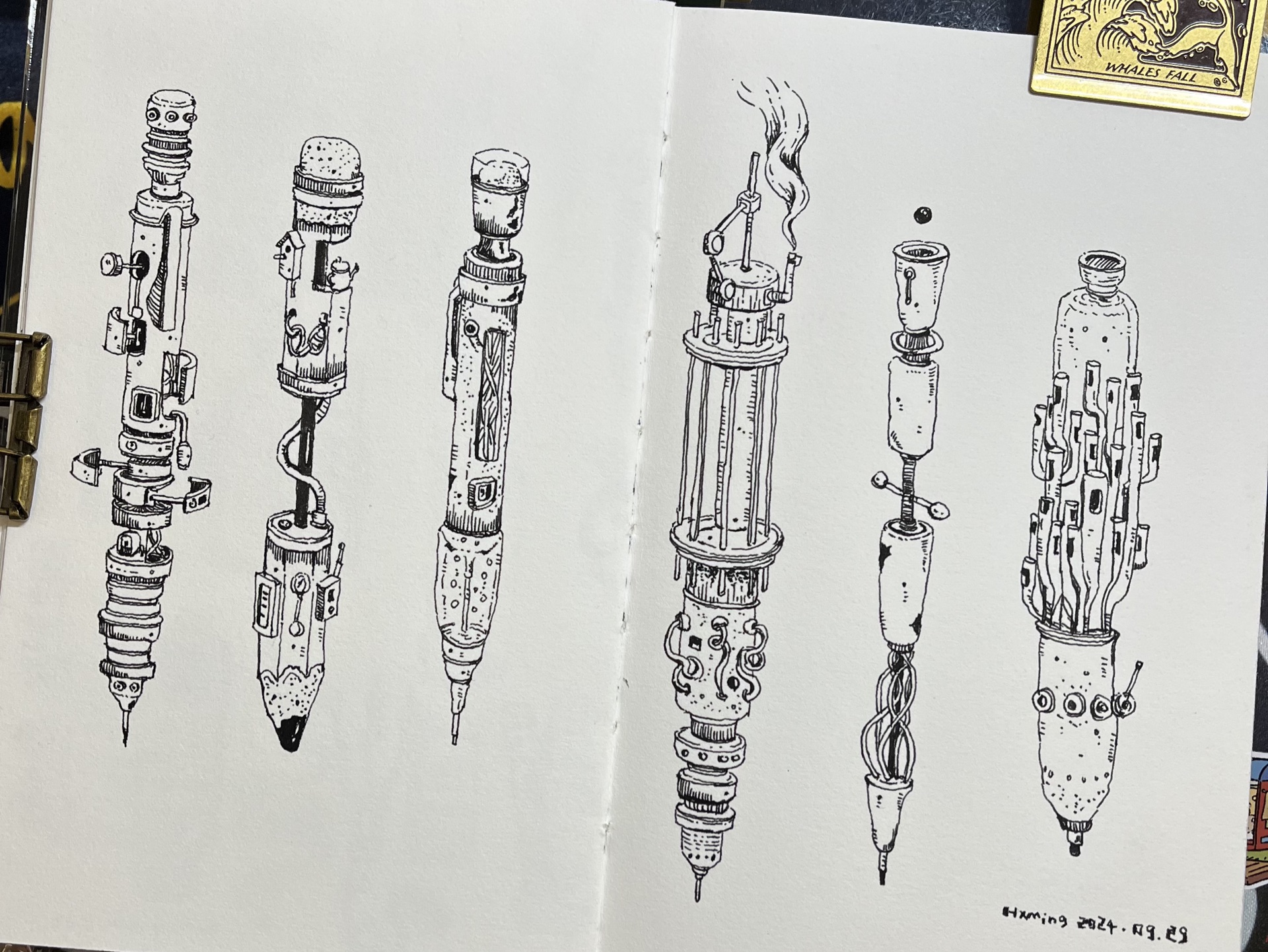 钢笔画速写61几支笔