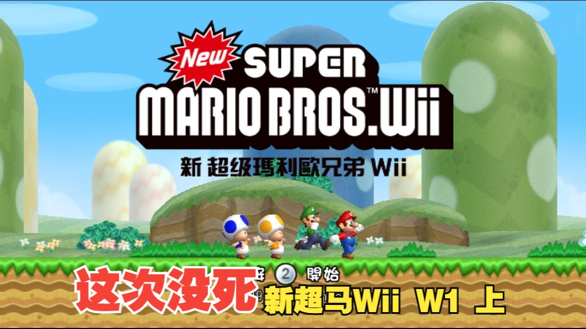 【新征途】新超级马力欧兄弟wii w1上 这次没有死