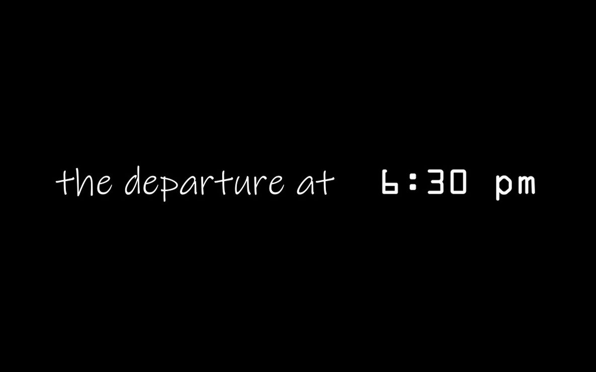 [图]【学生短片】the departure at 6:30 pm