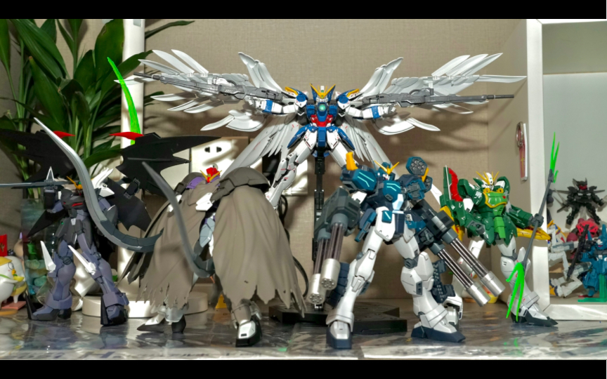 【锌虎的藏品展示】高达ew 无尽的华尔兹 五小强全部集齐!最终版.ver!