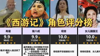 【虎扑】《西游记》角色评分榜