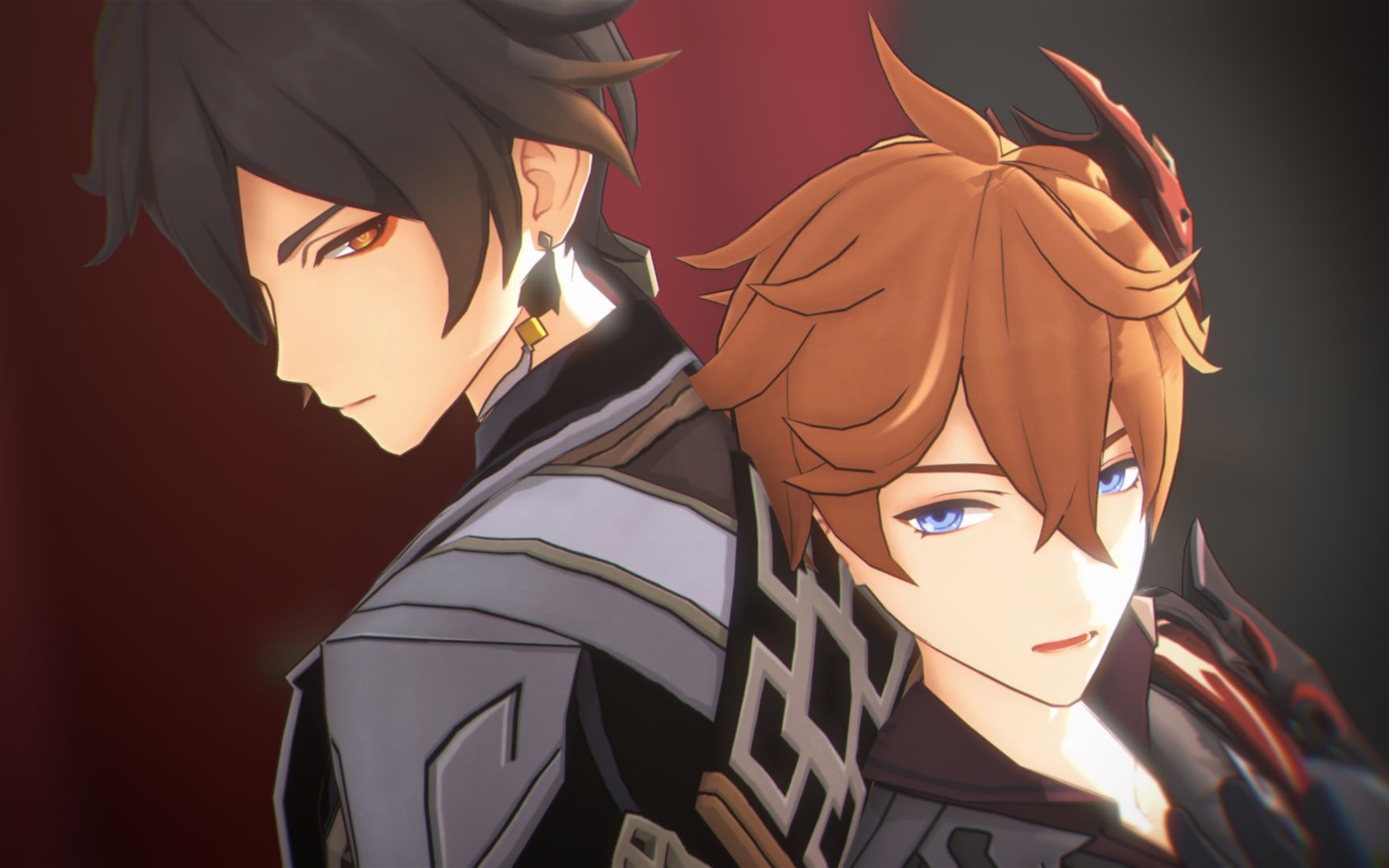 【钟离x公子】就在无限的尘世中欢笑吧~【絶え間なく藍色】