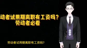 Download Video: 劳动者试用期离职有工资吗？劳动者必看