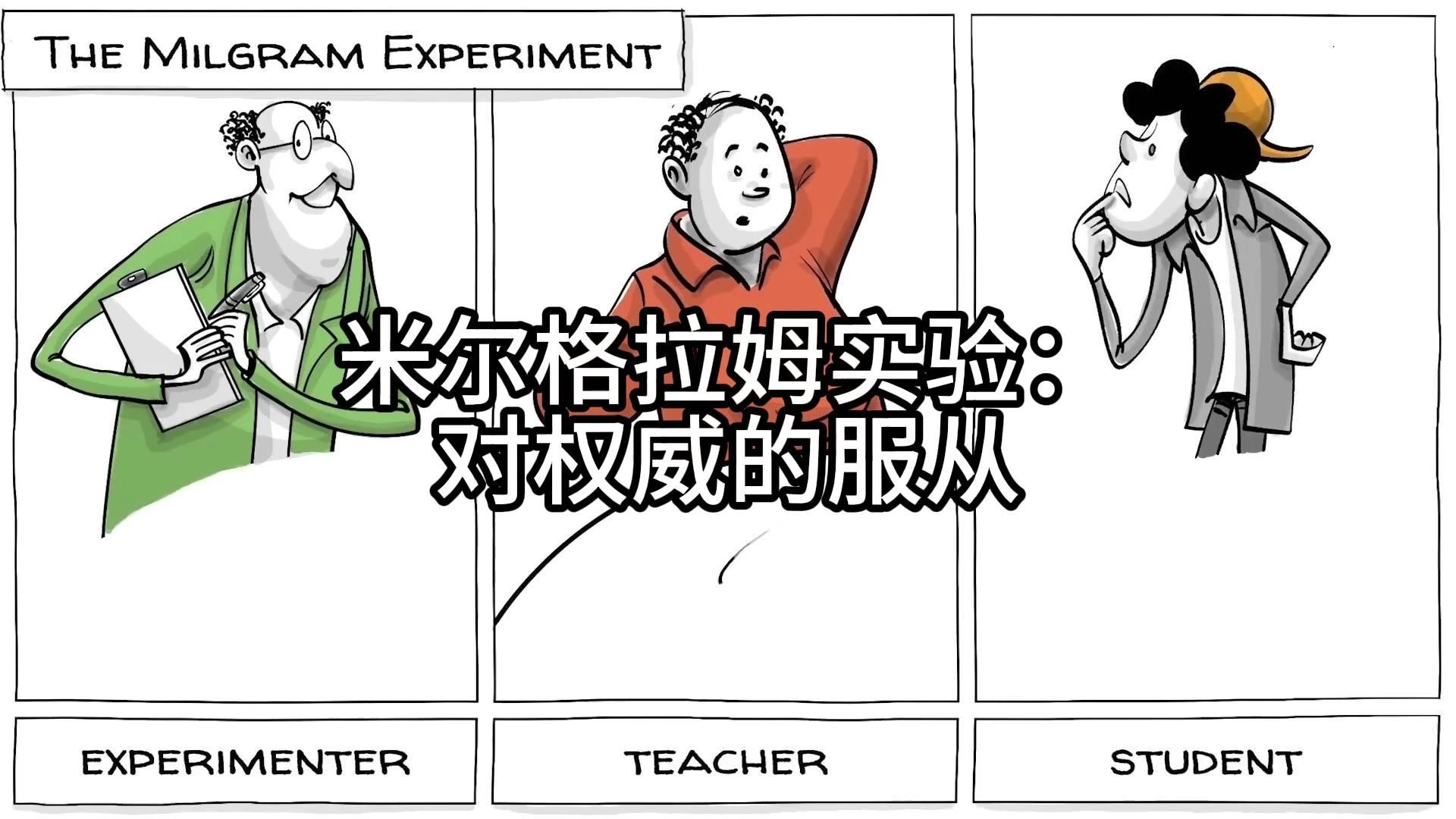 米尔格拉姆实验:对权威的服从