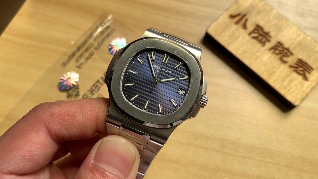 看着就很高级ppf厂百达翡丽_钢带5711_蓝面鹦鹉螺年轻人专属