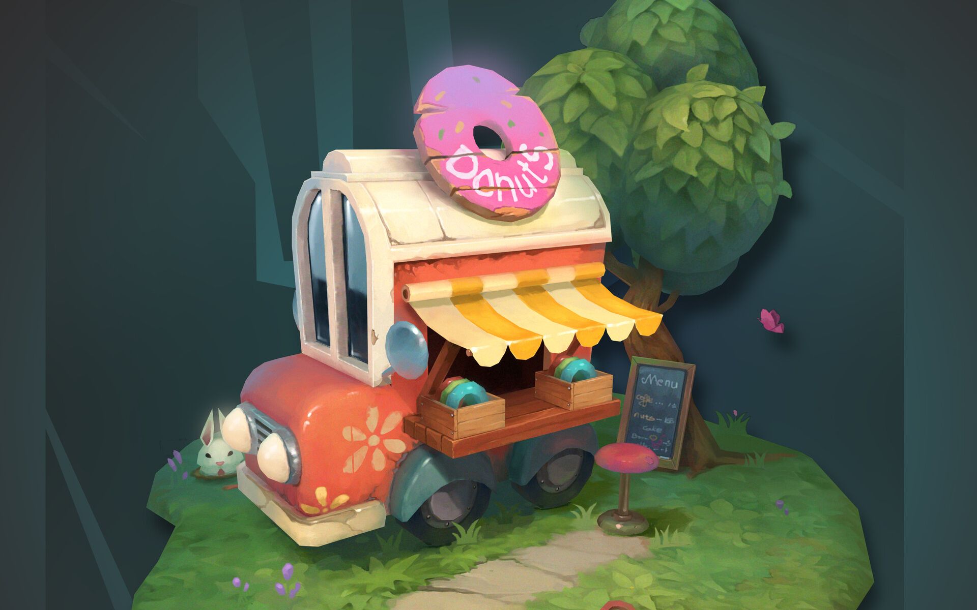 3d手绘场景建模,零基础学习3dmax建模