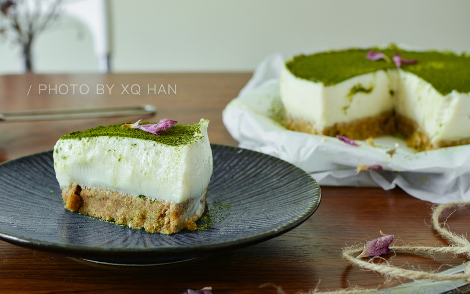 低脂抹茶豆乳慕斯